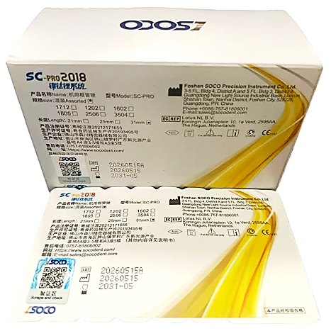 Файлы SOCO SC Pro 2018, ассорти, L-25 мм, 6 шт.