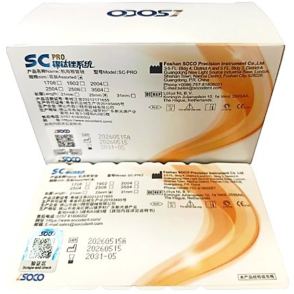 Файлы SOCO SC Pro, ассорти, L-21 мм, 6 шт.